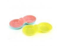 Pets Empire Candy-Colored Plastic Pet Double Bowl ( Buy 1 Get 1 Free ) Color May Vary Rs.165 @ Amazon