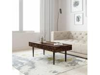 Stone & Beam Diara Solid Sheesham Wood Coffee Table (Walnut Finish) Rs.6649 @ Amazon