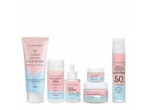 Glamveda Korean Rice & Ceramide 6 Step Skincare Kit for Women | Face Wash, Toner, Face Serum, Moisturiser, SPF 50 PA+++ Sunscreen & Under-Eye Cream | Hydrating, Barrier Repair & Glowing Skin Care Gift Set Rs.664 @ Amazon