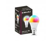 Bajaj 9W Smart LED Bulb |Bluetooth enabled B22D |16 million colors |4 Star Rated | Energy Efficient | Long Life & 240 Volts | 1 Year - Warranty (Pack Of 1 & Multicolour) Rs.299 @ Amazon