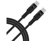 Zebronics Wattz 60CC2 Type-C to Type-C Soft Silicone Cable, PD 60W, 1 Meter, Durable, Charge & Sync, Rapid Charging, For Laptops, Tablets, Mobiles (Black) Rs. 113 - Amazon