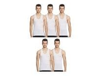 Rupa Jon Sleeveless Vest for Men, 100% Cotton Material, Round Neck, Pack of 5 Standard Rs. 315 - Amazon