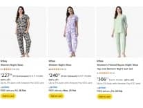 Ichaa Women's Night Wear upto 81% off starting From Rs.370 @ amazon