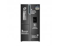 [Coupon + HDFC CC EMI ] Haier 592 L 3 Star Frost Free Expert Inverter Smart Sense AI enabled 3-Door Side by Side Refrigerator (HRT-683WGKU1, Graphite Black, Magic Convertible, In-built Water Dispenser, 2026 Model) Rs. 68740 - Amazon