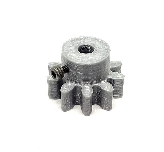 [Apply 8% Coupon] INVENTO 1pcs 3D Printed Plastic Spur Gear 10 Teeth, 30mm dia, 10mm Width, 8mm hole, 2.5 Module for DIY Projects Rs. 47 - Amazon