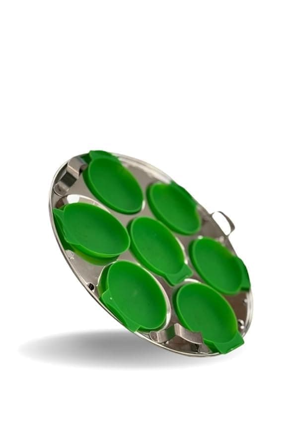 SR silicone Idli Maker Cup, 6 Pcs (GREEN COLOR) Rs. 113 - Amazon