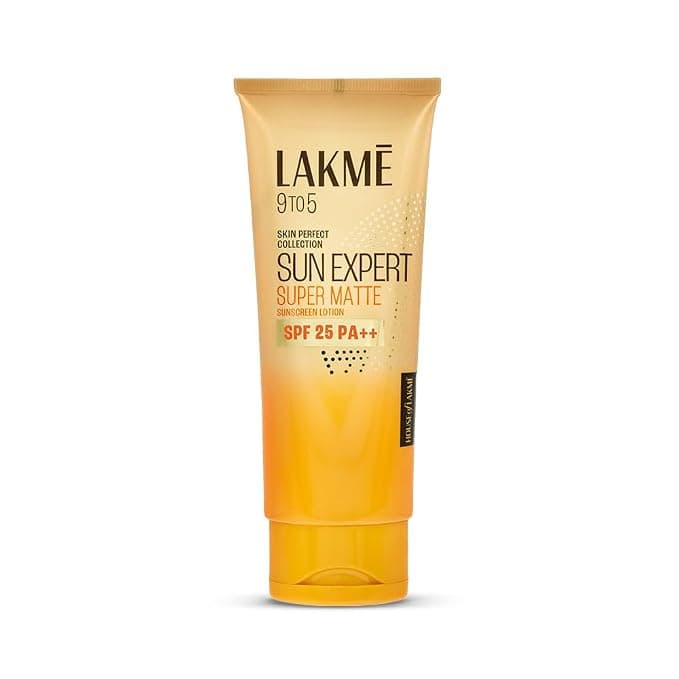 LAKMÉ Sun Expert SPF 25 PA++ Super Matte Lotion Sunscreen For All skin types, Lightweight, Non Sticky,100ml Rs. 184 - Amazon