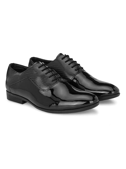 STANPHORD Mens Motion Formal Shoes | Patent Glossy Shine Durable Office Wear Oxfords Lace Up Shoes for Formal Wear, Business Casual and Wedding Occasions Rs. 799 - Amazon