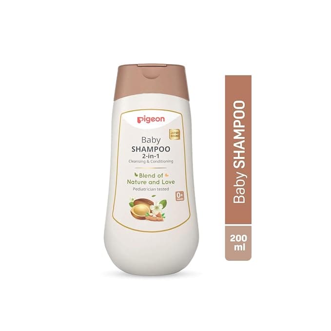 Pigeon 2-in-1 Baby Shampoo For Cleansing & Conditioning, Enriched With Avocado Oil & Marshmallow Extract, Parabens Frew, SLS & SLES Free - 200 ml Rs. 99 - Amazon