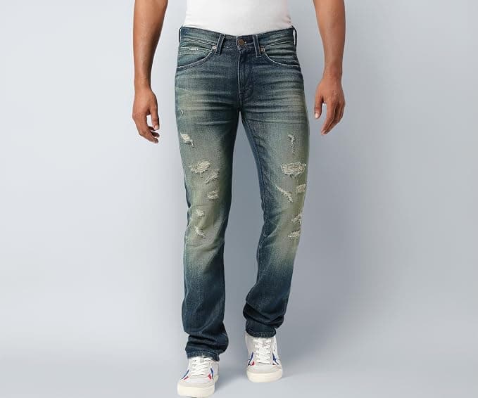 Pepe Jeans Men's Mid Rise Slim Jeans Rs. 1379 - Amazon