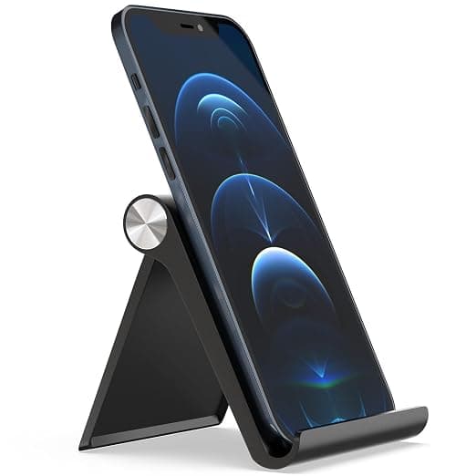 APPUCOCO Adjustable Plastic Mobile Phone Stand | Foldable Desk Stand with Anti-Slip Base | Lightweight Holder for Smartphones & Mini Tablets | Ideal for Office, Home & Online Classes Rs. 89 - Amazon