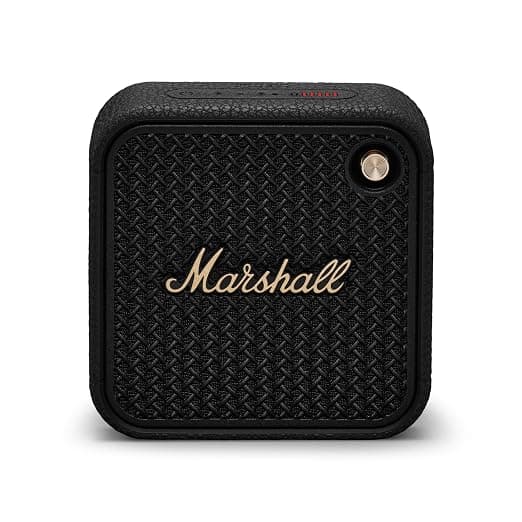 [ICICI / AXIS CC EMI] Marshall Willen II Portable Bluetooth Speaker with 17+ Hours of Portable Playtime, Dust & Waterproof (IP67) - Black & Brass. Rs. 8100 - Amazon