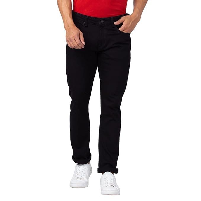 Spykar Men Mid Rise Cotton Regular Fit Narrow Length Jeans (Rover) Rs. 994 - Amazon