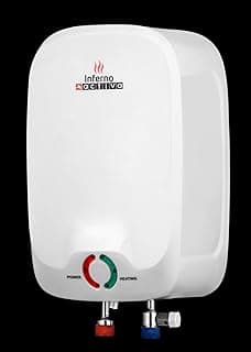 ACTIVA Inferno 3L Instant Water Heater for Home | Automatic Electric Water Geyser | BEE 5-Star Rated | ISI Marked | Energy Efficient | 5 Safety Protections | 5-Year Warranty
