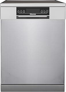 Hisense 15 Place Settings Dishwasher (H15DSS, Silver,Stainless Steel, Inbuilt Heater,Quick Wash)
