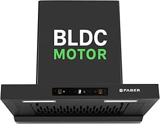 Faber Atom 60cm 1500m³/hr BLDC Autoclean Filterless T-Shape Chimney|Built In Oil Collector|Touch & Gesture Control|8Yr Motor,2Yr Comprehensive Warranty by Faber | Hood ATOM BLDC TC FL HC SC BK IN 60