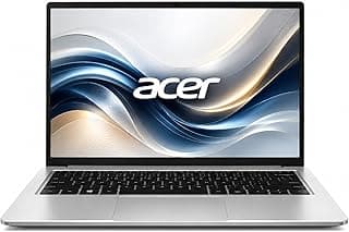 Acer One 14 Laptop Z14-55M | 14" HD Display | AMD Ryzen 3 7320U | 8GB LPDDR5 RAM | 256GB NVMe SSD | Windows 11 | Thin & Light Design | AMD Radeon Graphics | Silver