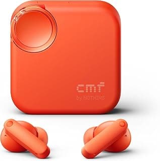CMF by Nothing Buds 2 48 dB Hybrid ANC, Ultra Bass Technology 2.0, 55 Hrs Playtime Bluetooth Headset (Orange, in the Ear)