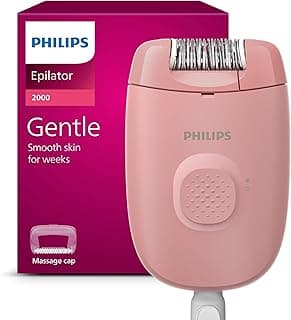 Philips Epilator Series 2000, Corded Epilator for Legs and Body, Hair Removal Device for Women, Model BRE227/00